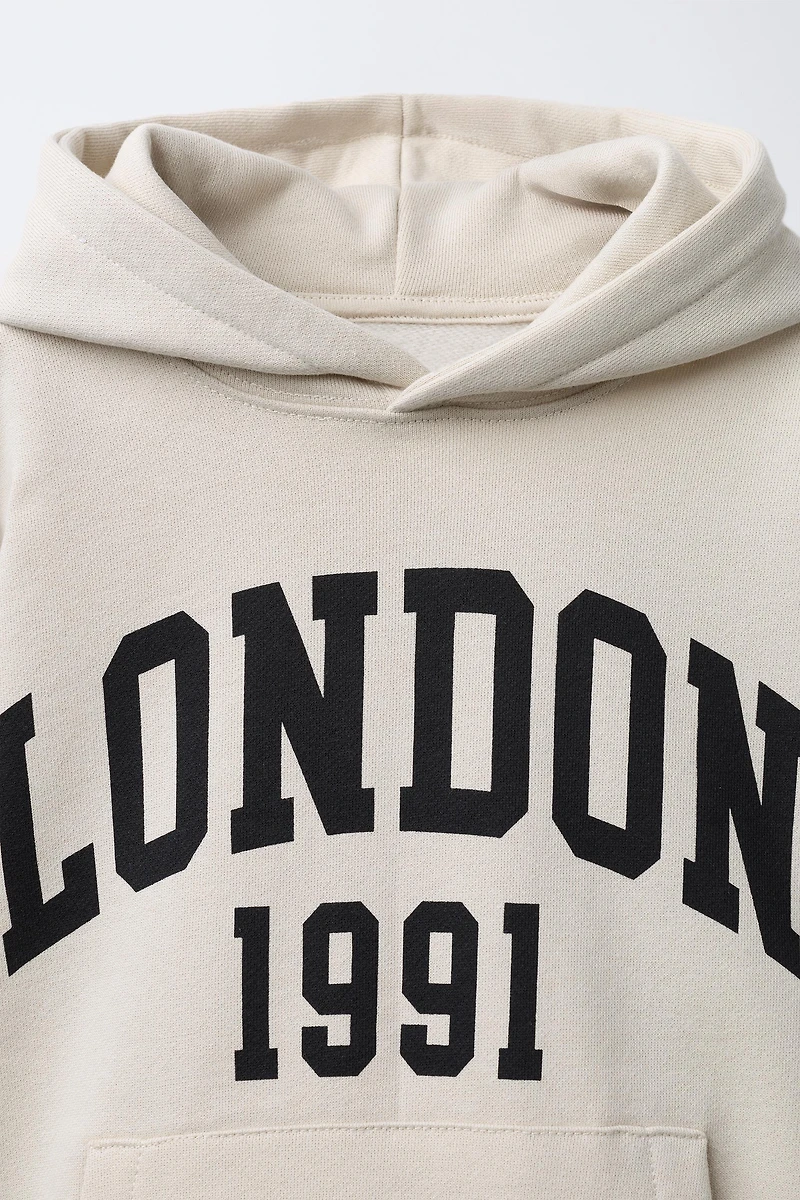 VARSITY HOODED SWEATSHIRT