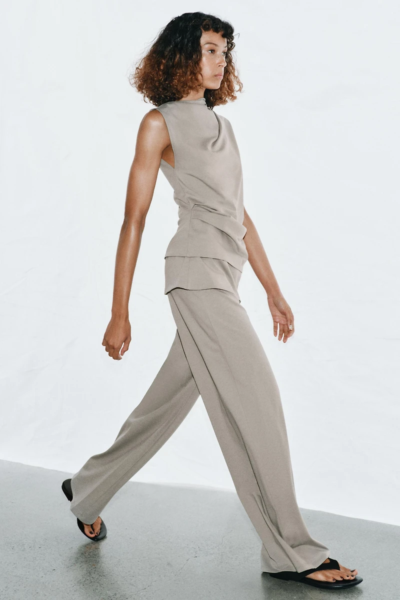HEAVY COTTON SASH PANTS
