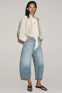 ZW COLLECTION MID-RISE BALLOON JEANS
