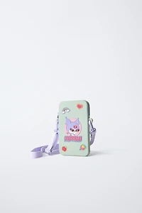 HOUSSE POUR TÉLÉPHONE PORTABLE EFFET GOMME KUROMI © SANRIO