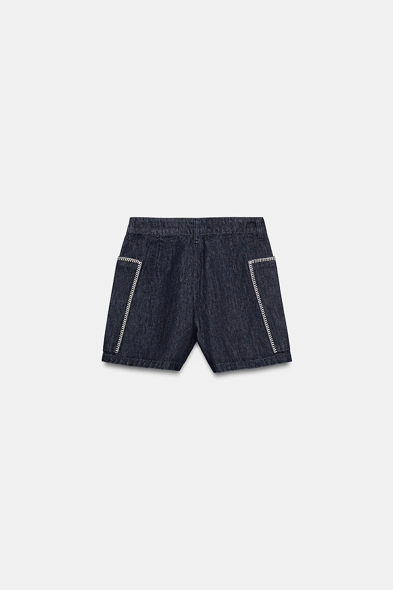 Z1975 EMBROIDERED SHORTS