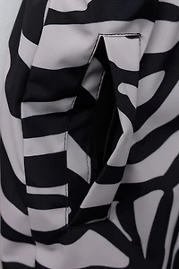 ZEBRA PRINT WATER RESISTANT AND WINDPROOF OVERALLS