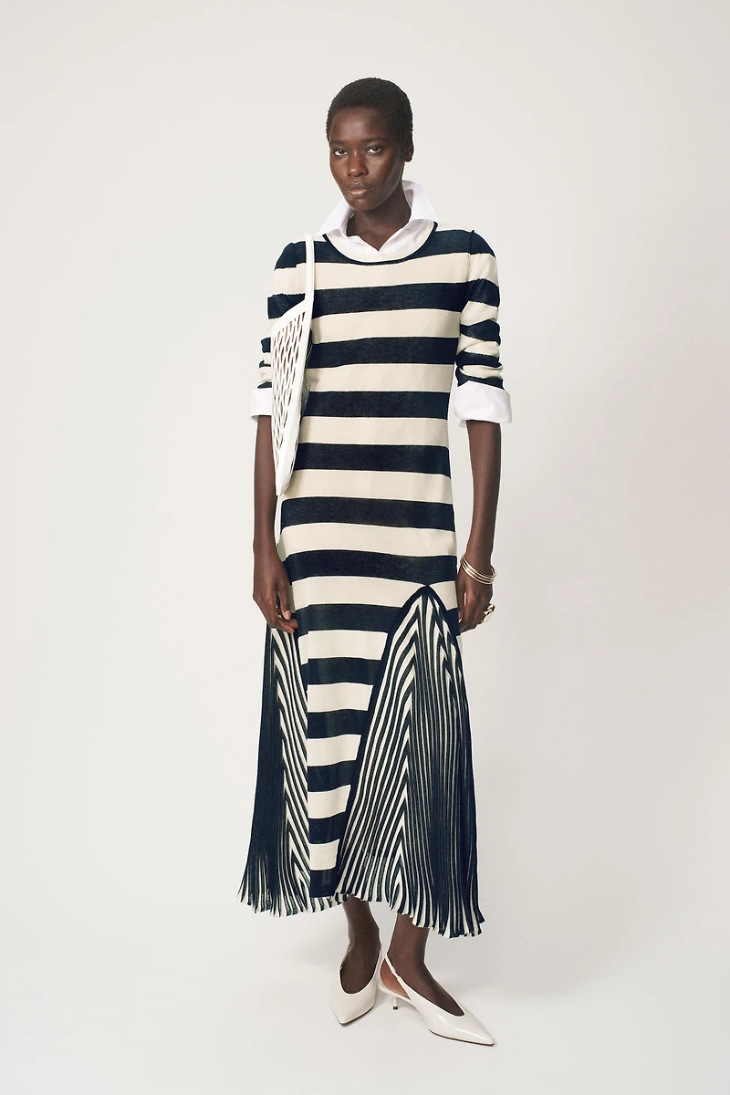 STRIPED DRESS - THE ITEM ZARA WOMAN