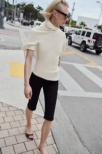 PULL ASYMÉTRIQUE EN MAILLE