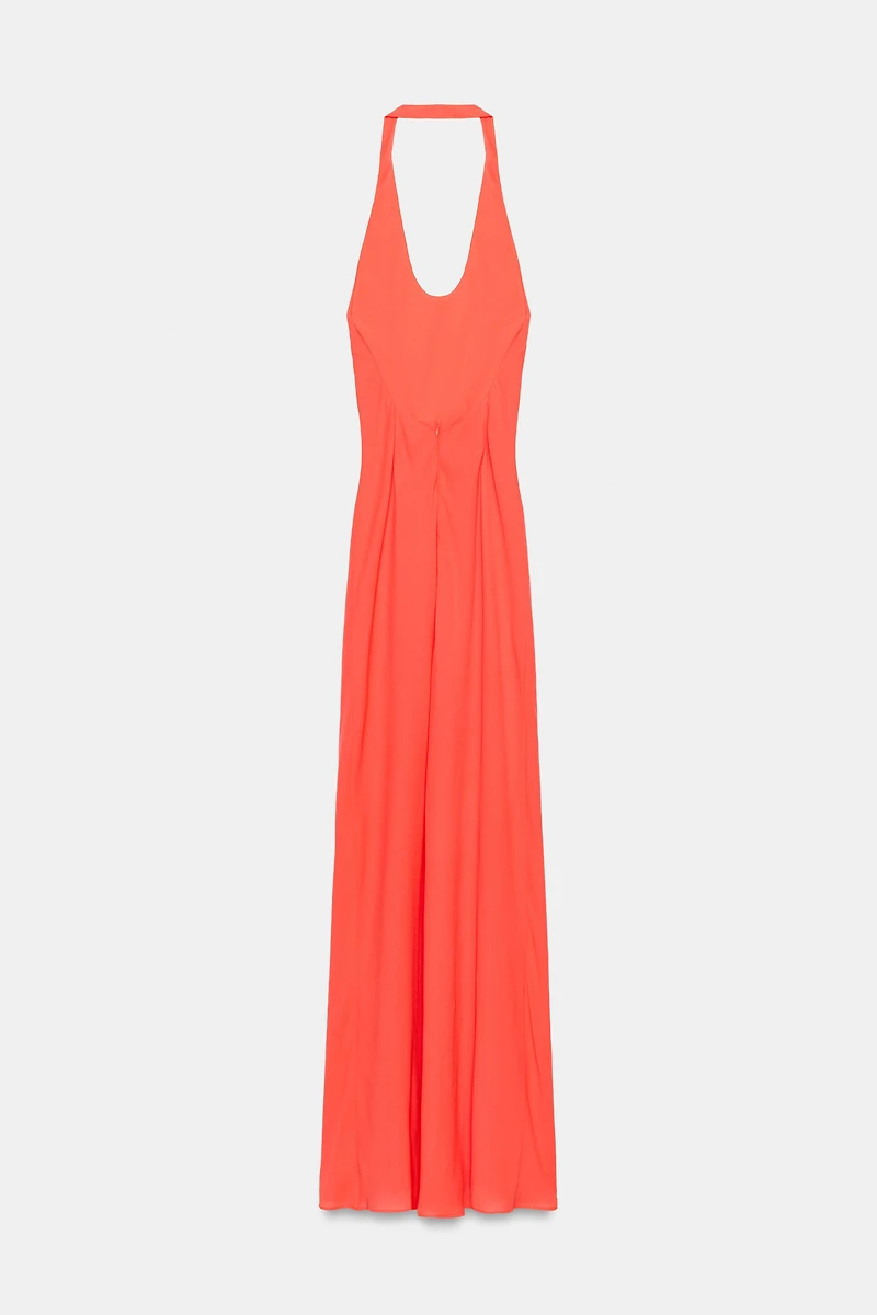 LONG HALTER DRESS