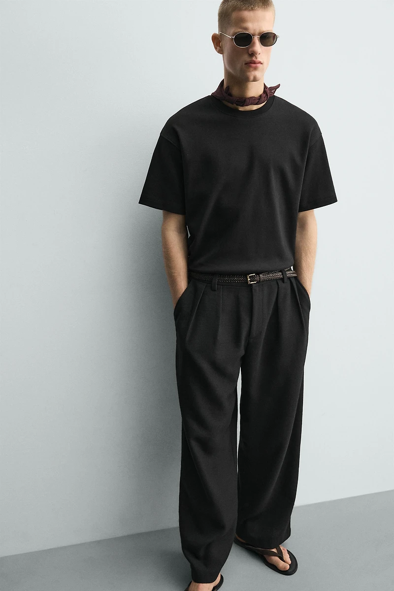 EMBROIDERED INTERLOCK SWEATSHIRT
