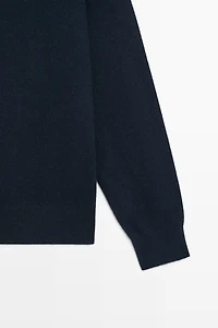 100% cashmere knit sweater