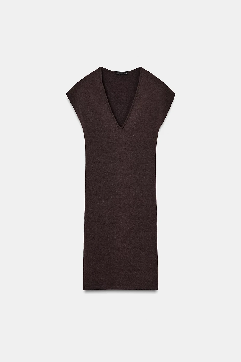 SHORT V-NECK DRESS