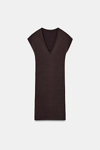 SHORT V-NECK DRESS