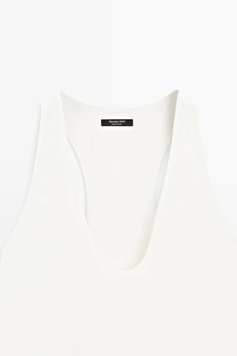 Flowing V-neckline top