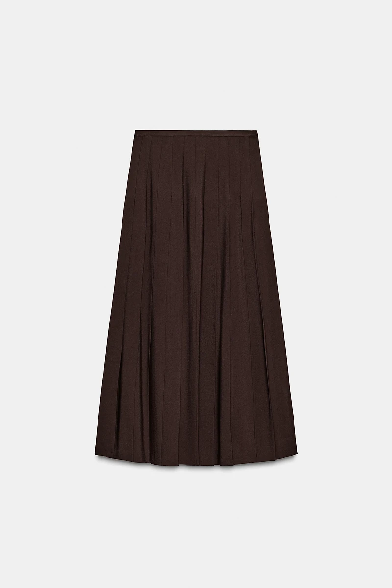 JUPE LONGUE À PLIS PLATS ZW COLLECTION