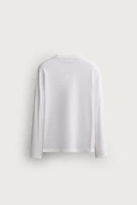 T-SHIRT REGULAR FIT À RAYURES ET MANCHES LONGUES