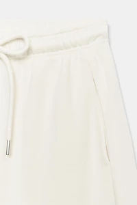 WIDE LEG PLUSH PANTS