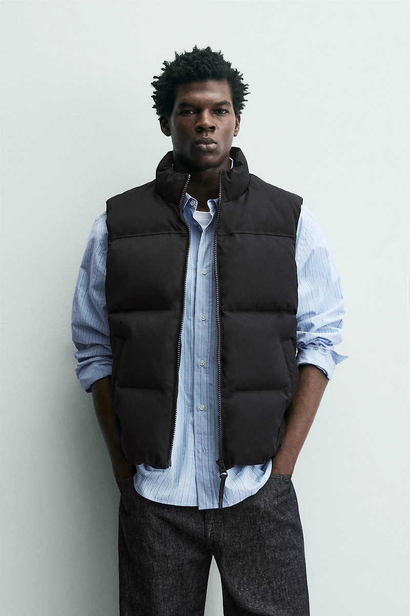 REGULAR FIT PUFFER VEST