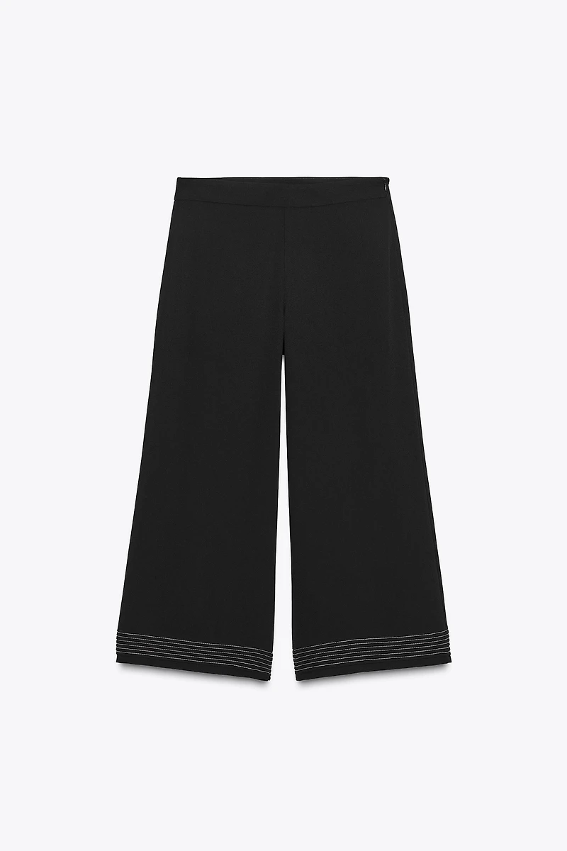 JUPE-CULOTTE BAS PLISSÉ