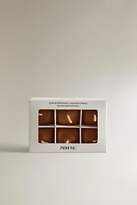 SET OF DECORATIVE TOFFEE CANDLES (SET OF 6)