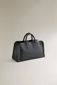 LEATHER MINI SHOPPER BAG