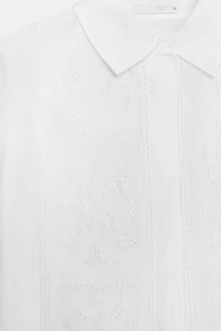 FLUID EMBROIDERED SHIRT ZW COLLECTION