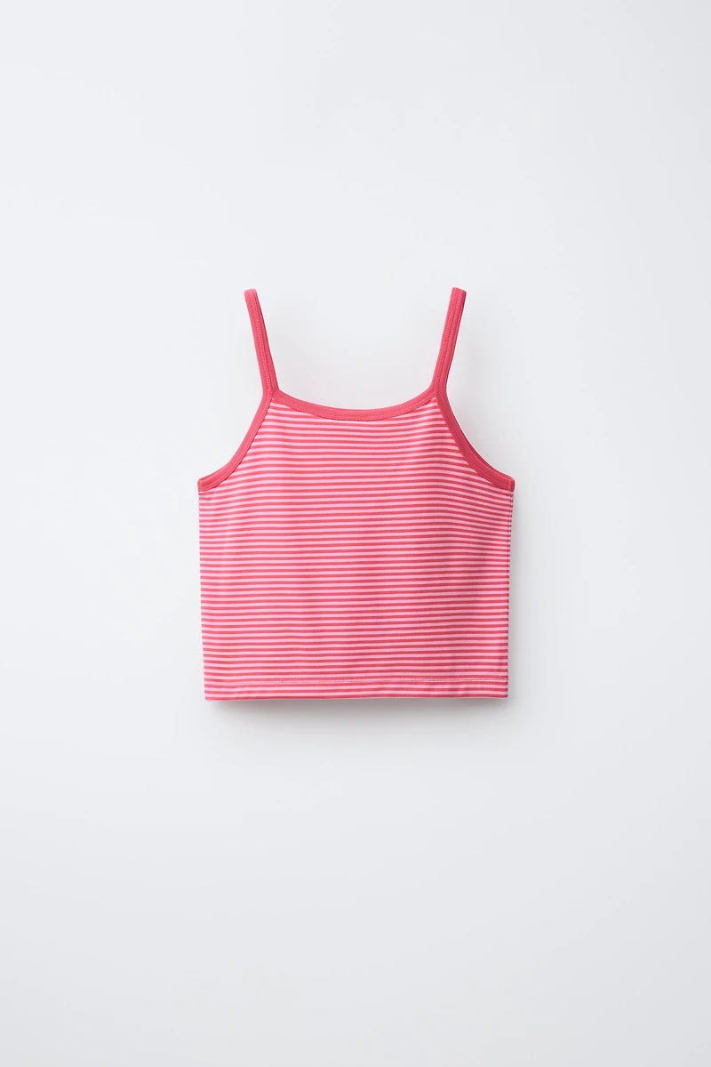 STRIPED T-SHIRT AND BERMUDA SET