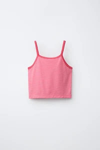 STRIPED T-SHIRT AND BERMUDA SET