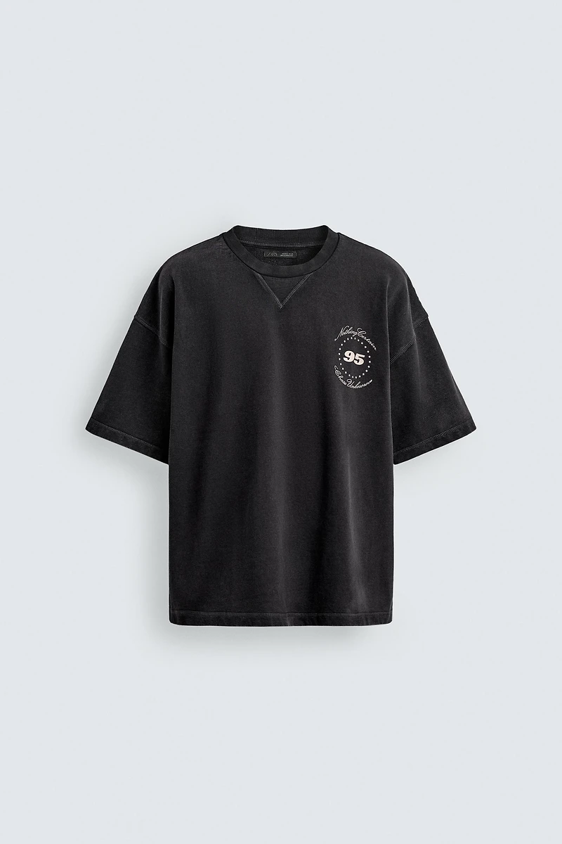 WASHED HORSES GRAPHIC SWEATSHIRT