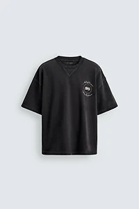 WASHED HORSES GRAPHIC SWEATSHIRT