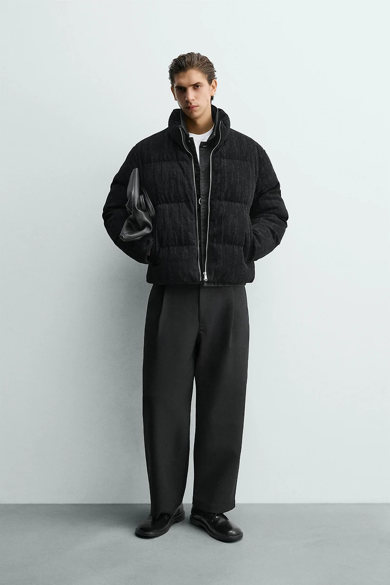 CROPPED FIT PUFFER JACKET