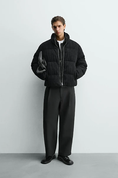 CROPPED FIT PUFFER JACKET