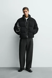 CROPPED FIT PUFFER JACKET