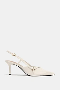 STRAPPY BUCKLE HEELS