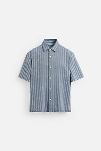 CHEMISE JACQUARD RAYURES