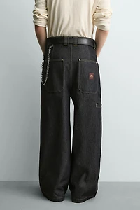 BAGGY FIT PANTS WITH CHAIN