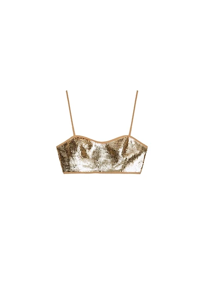 SEQUIN CROP TOP