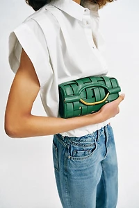 WOVEN EFFECT BAG