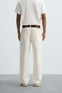 STRAIGHT ANKLE FIT JEANS