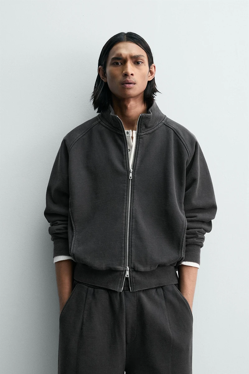 WASHED RELAXED FIT SWEATSHIRT
