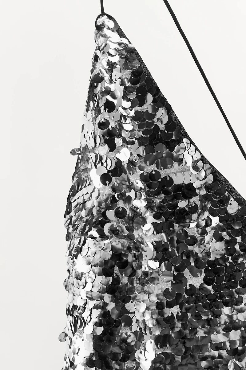 ANIMAL PRINT SEQUIN DRESS