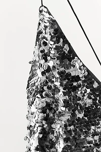 ANIMAL PRINT SEQUIN DRESS