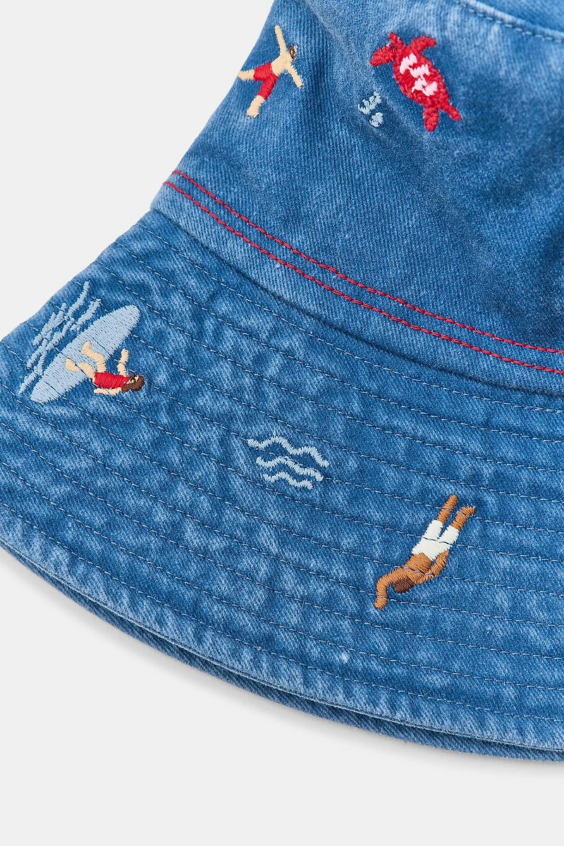 CHAPEAU BOB BRODERIES
