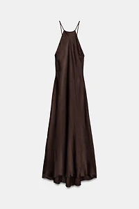 ROBE SATINÉE HALTER ZW COLLECTION