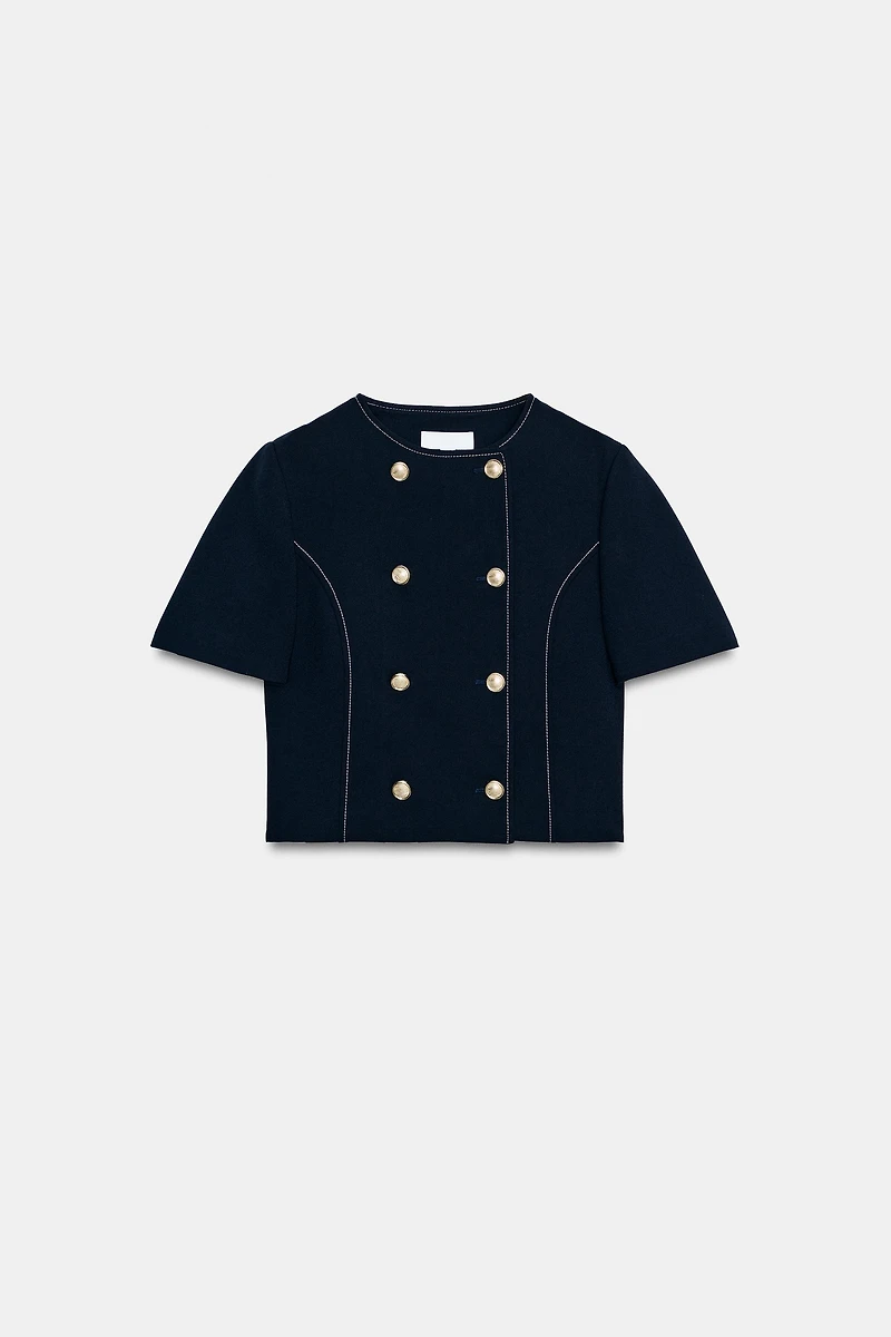 SHORT SLEEVE BLAZER