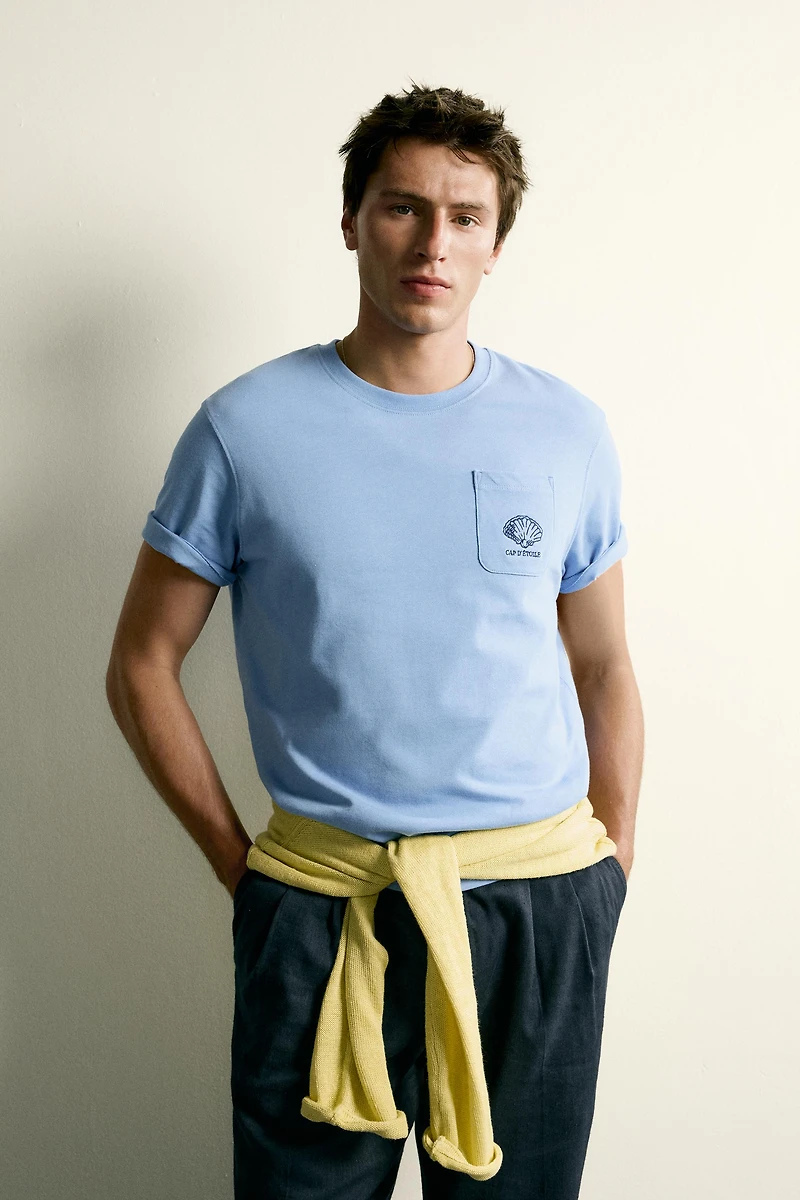 COMBINATION RELAXED FIT T-SHIRT