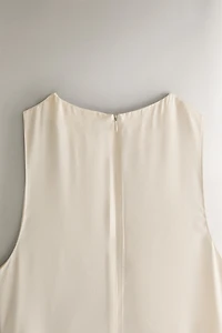 CHEMISE DE NUIT SOIE FRONCÉE