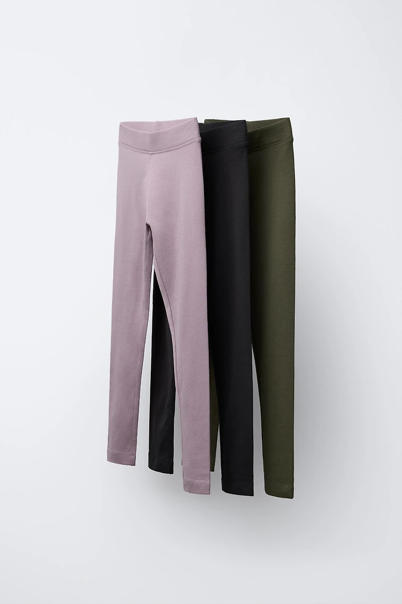 THREE-PACK OF BASIC LEGGINGS