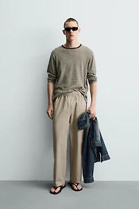 RELAXED FIT COTTON PANTS