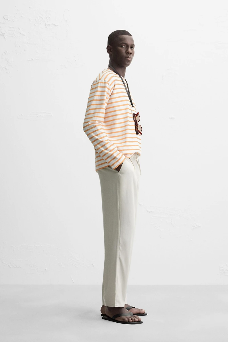RELAXED FIT FLOWY PANTS