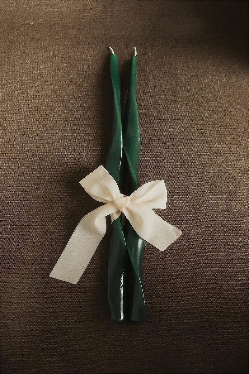 LOT DE BOUGIES SPIRALES DE NOËL (LOT DE 2)