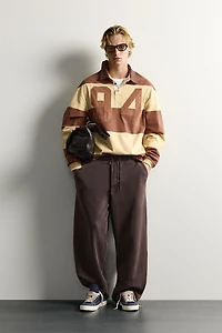 RELAXED FIT WASHED SWEATPANTS