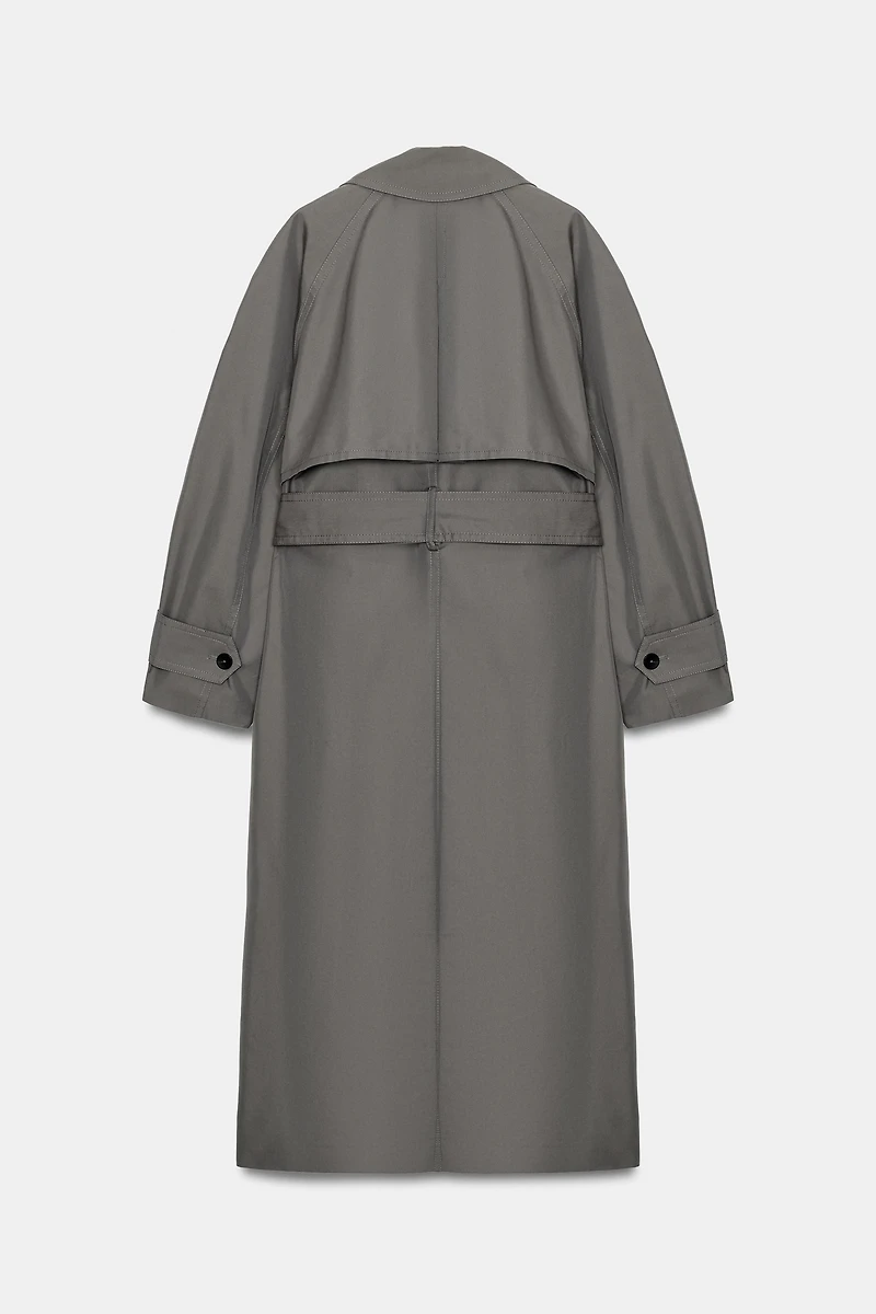 ZW COLLECTION OVERSIZED BELTED TRENCH COAT