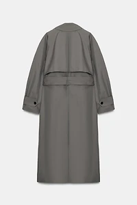 ZW COLLECTION OVERSIZED BELTED TRENCH COAT
